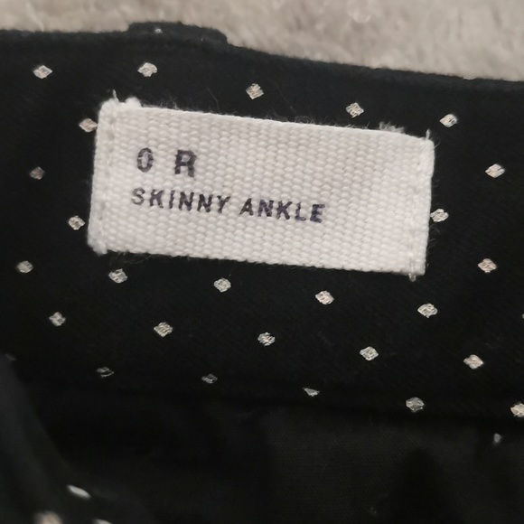 Gap Black and White Polka Dot Pants Size 0 R  #094 - Picture 9 of 10
